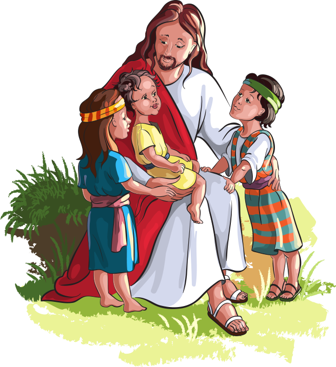 jesus and kids